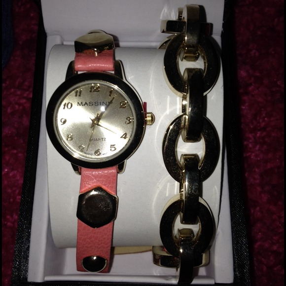 coral watch/bracelet.