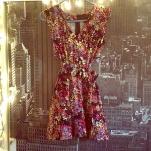 Artsy cut out tool dress