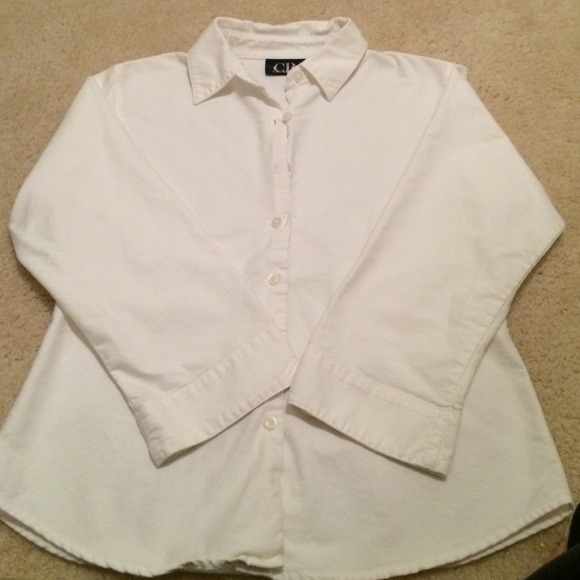 Beautiful White Top 100% Cotton Sz small ( Sm ) - Picture 1 of 3