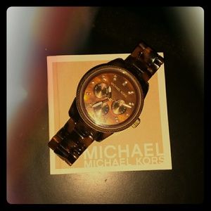 Michael Kors Tortoise Shell Watch