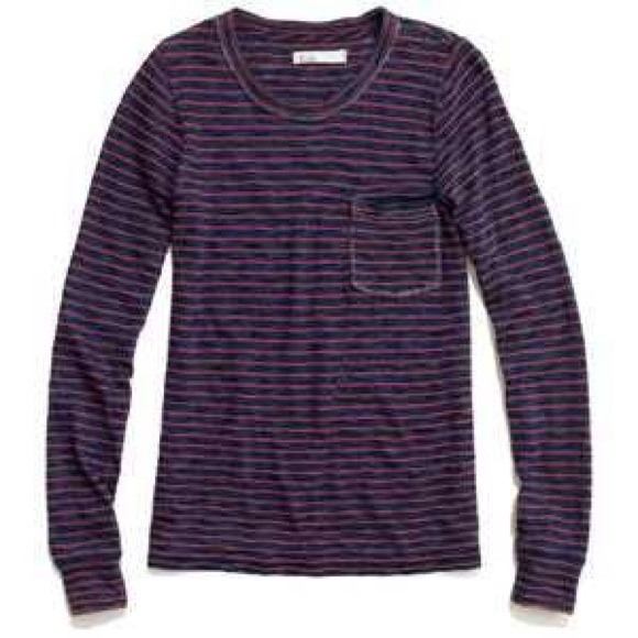 Madewell Indigo Ink Longsleeve Tee