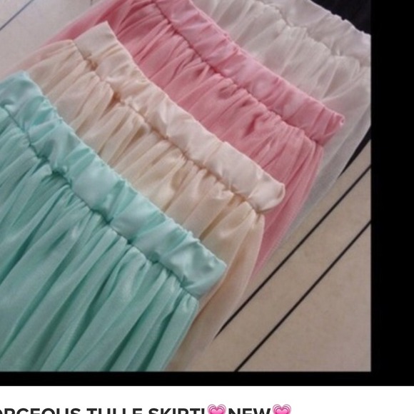 💗BEAUTIFUL CUSTOM💕TULLE SKIRT!💗 - Picture 2 of 2