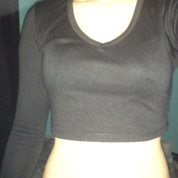 Long sleeve crop top - Picture 1 of 1
