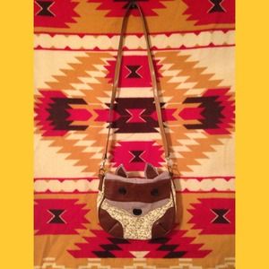 Super Adorable Fox Floral Crossbody