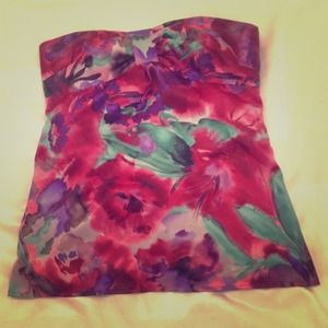 Strapless day/night blouse