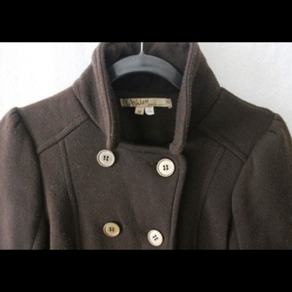 SOLD🚫 Charlotte Russe Fall Button Up Pea Coat - Picture 2 of 4