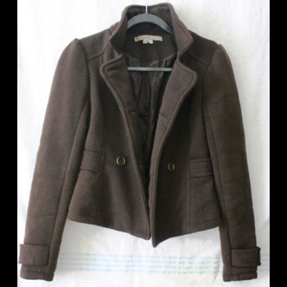 SOLD🚫 Charlotte Russe Fall Button Up Pea Coat - Picture 3 of 4