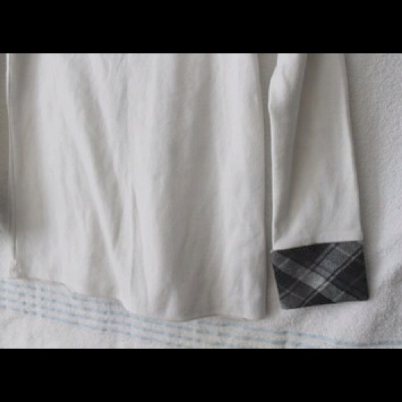 Plaid Collar Sweater pullover - Picture 3 of 4