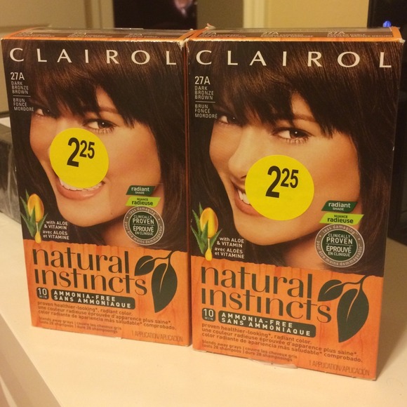 ✖️SOLD✖️Two clairoal natural instincts hair color