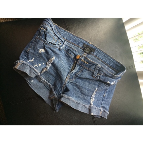 Destroyed Denim Shorts