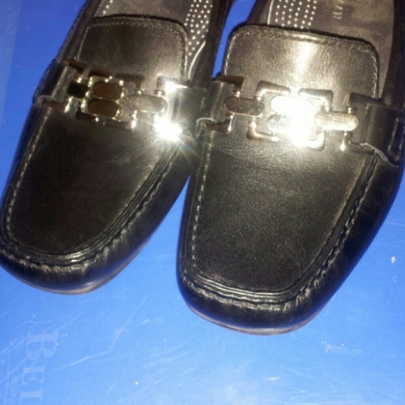 COLE HAAN SHOES SZ 8 LEATHER LOAFER FLATS - Picture 3 of 3