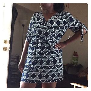 Fun flirty wrap dress