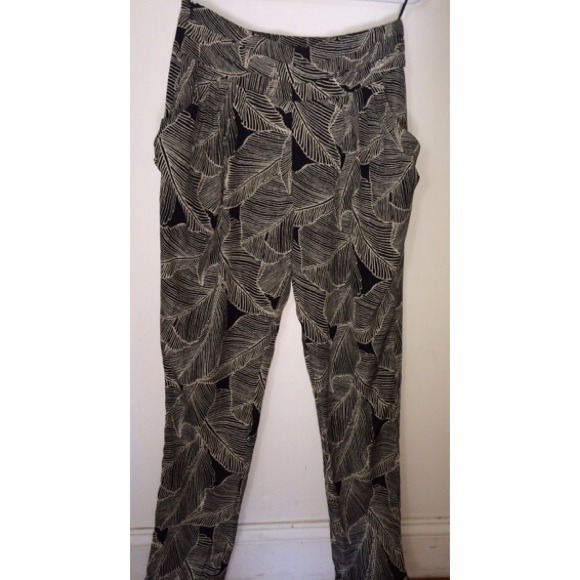 Leafy Harem Pants