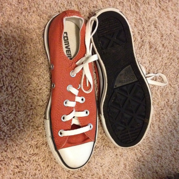 burnt orange converse