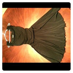Fitted, slimming little black dress!