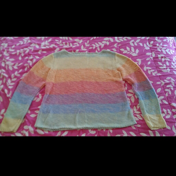 Multi-colored Pastel Sweater