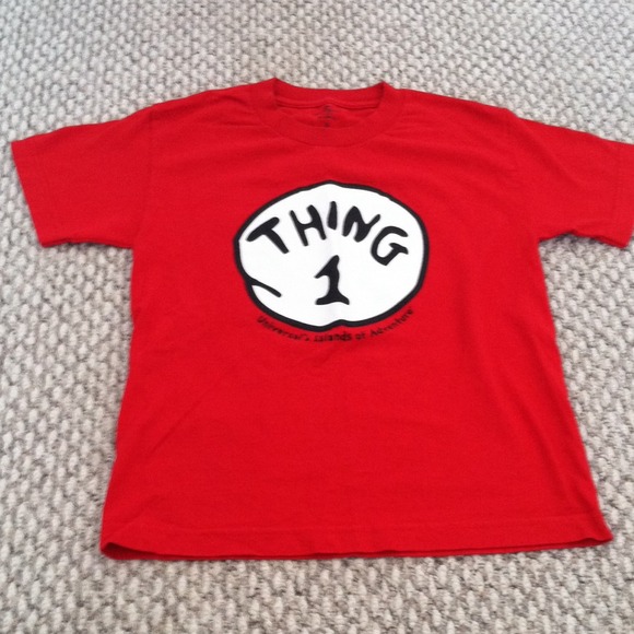 Red thing 1 t shirt
