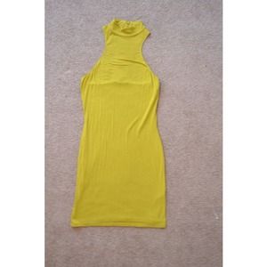 ASOS Chartreuse Green Bodycon Dress