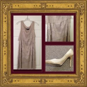 Shimmery gold dress!!