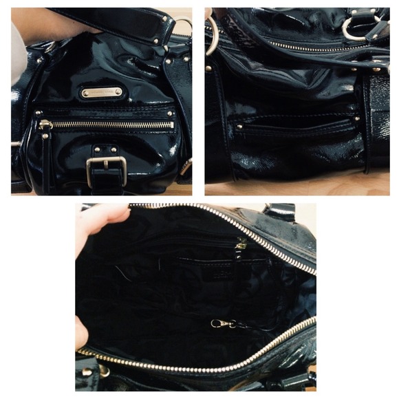❤Michael Kors Black Patent Purse - Picture 2 of 5