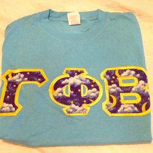 Gamma Phi Beta embroidered shirt