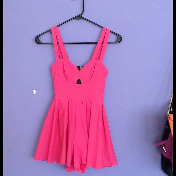 Material Girl Pink Romper