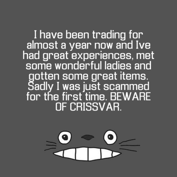 BEWARE OF CRISSVAR