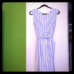 Blue and white Merona dress