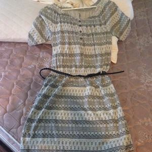 Black and grey dress