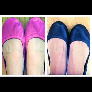 BUNDLE! LUCKY BRAND LEATHER FLATS!