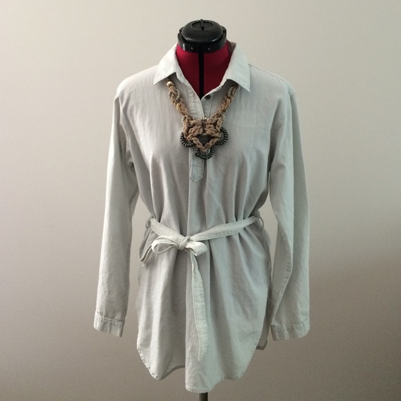 SOLD Madewell Chambray Tunic Size Medium