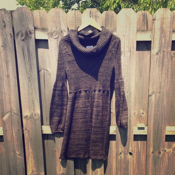 Calvin Klein brown sweater dress NWOT