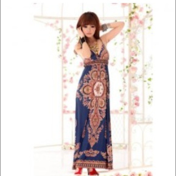 ⚡️Summer Sale Bohemian Style Floral Maxi