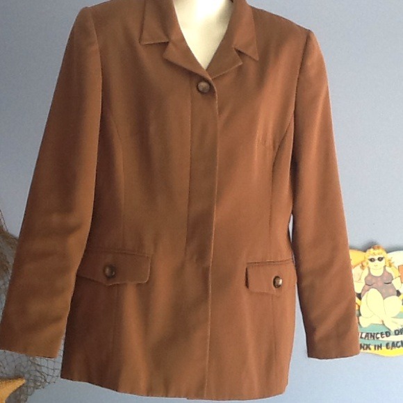 Brown blazer