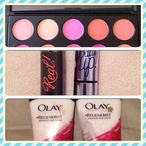 Bundle: Blush, Benefit, and Olay.