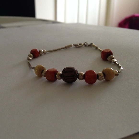 Brown tan and orange bracket