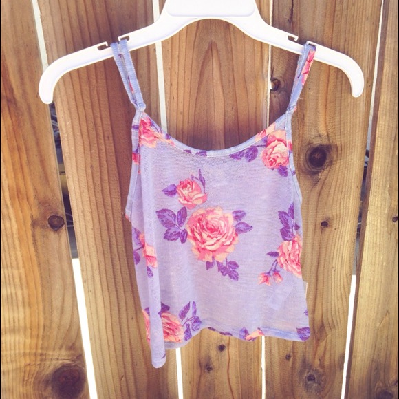 Floral crop top