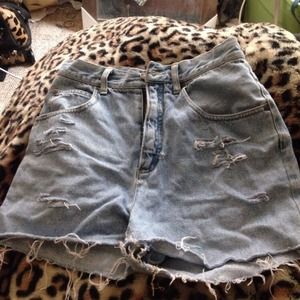 high waisted shorts