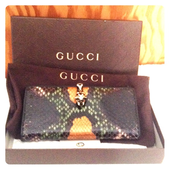 Python GUCCi leather SOLD