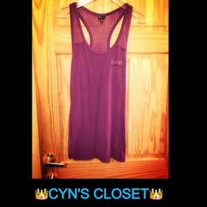 💖💖 BEAUTIFUL PARTLY SHEER RACER BACK TANK👀👀👀