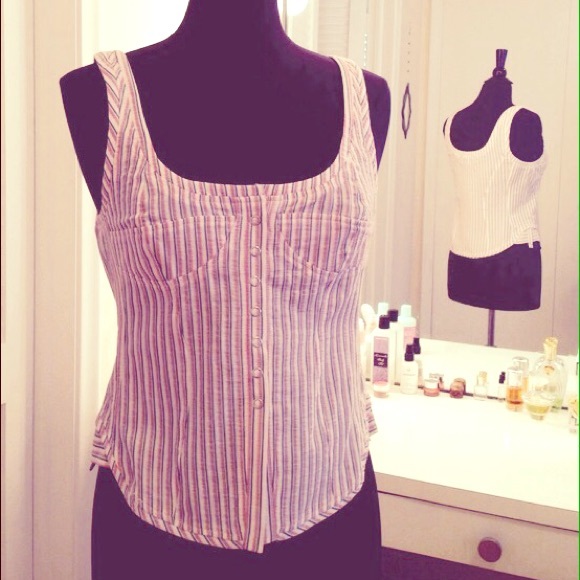 French Connection Corset Top - Picture 1 of 3