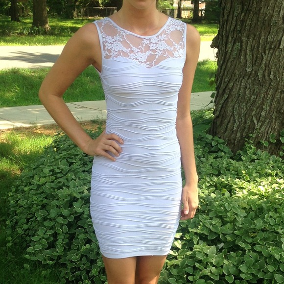 Size small white lace dress!