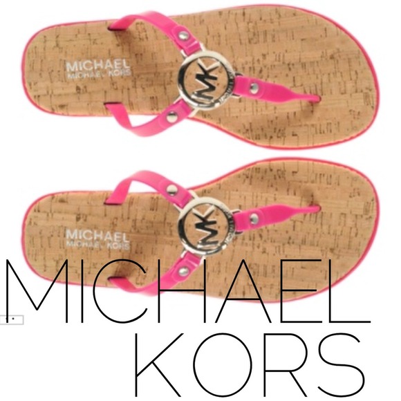 ⬇️REDUCED⬇️Michael Kors jelly charm sandals