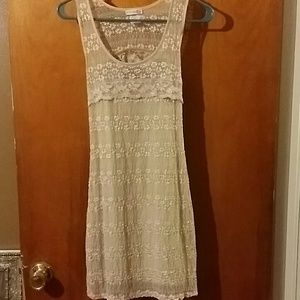 Beige/ Shimmer Dress