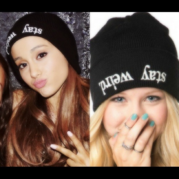 RARE! Stay Weird Beanie Brandy Melville NEVER WORN