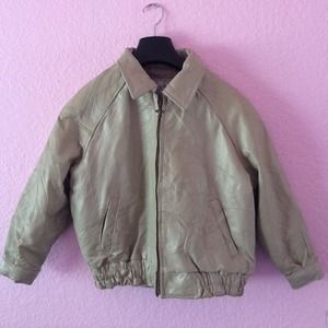 Authentic Tan Leather Jacket