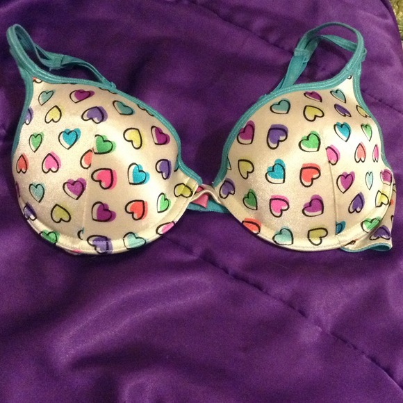Cute colorful hearts bra