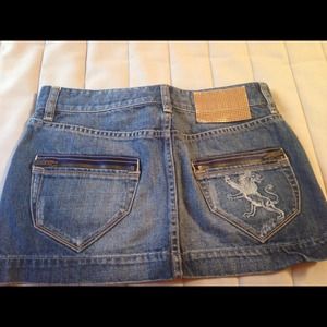 Express jean skirt
