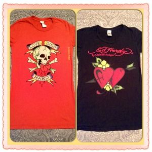 Set of 2 Ed Hardy T-shirts
