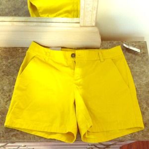 Yellow GAP Shorts